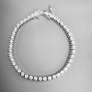 Sterling silver CZ Tennis Bracelet